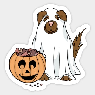 Ghost pup Sticker